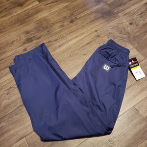 Wilson NWT Youth Athleticwear Pants Navy Blue Sz S/M